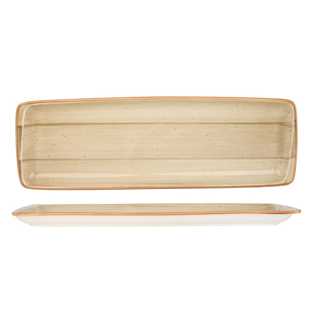 Bonna Serveerschaal aura terrain porselein 48x16 cm set van 2 3181588 large