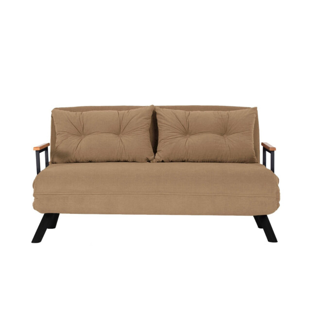 CaliCosy Slaapbank voor 2 personen in stof met metalen poten l133 cm sando 3178545 large