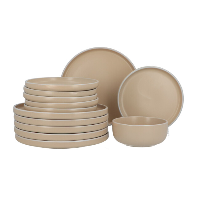 Secret de Gourmet 6 persoons servies 18 delig nordic style keramiek /wit 3182665 large