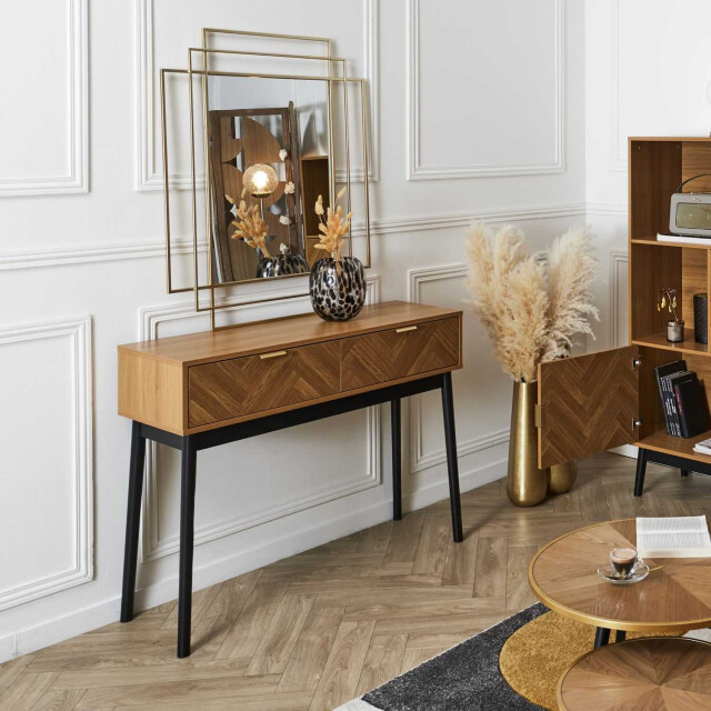 Home Deco Factory Sidetable bijzettafel felix 35x100x80 cm art deco consoletafel 3182669 large