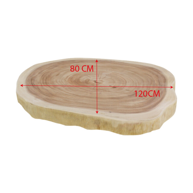 HSM Collection -ovaal tafelblad-120x80x8--munggur 2922654 large