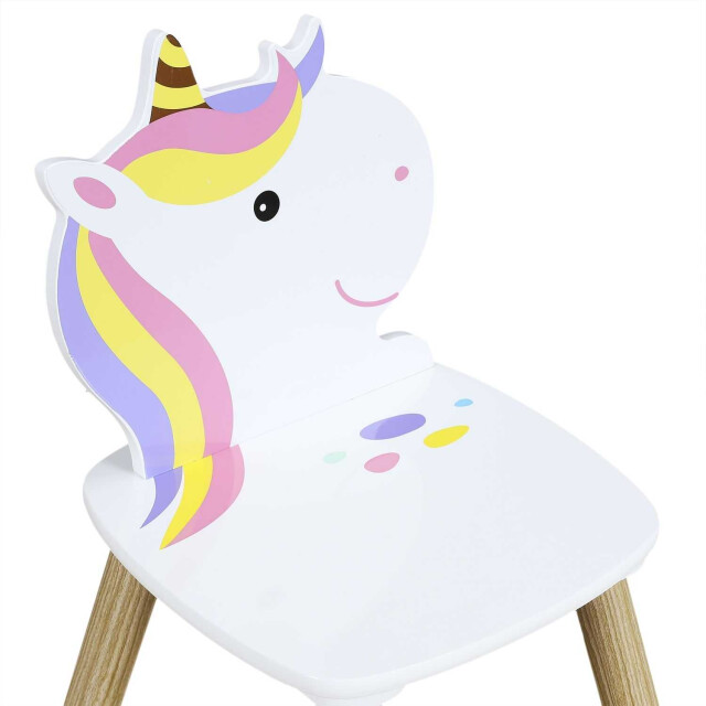Home Deco Factory Unicorn kindertafel set met stoeltjes tekentafel kinderen 3182668 large