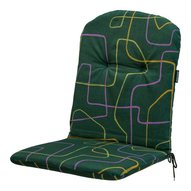 Madison kuipstoelkussen hoge rug joah green ca. 96x45 cm set van 4 3082985 large
