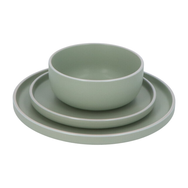 Secret de Gourmet 6 persoons servies 18 delig nordic style keramiek /wit 3182664 large