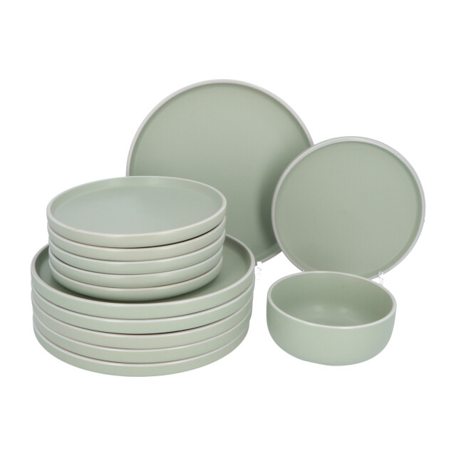Secret de Gourmet 6 persoons servies 18 delig nordic style keramiek /wit 3182664 large