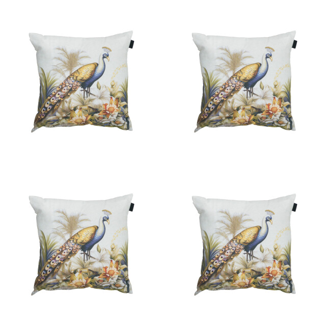 Madison sierkussen flore purple ca. 50x50 cm set van 4 3083190 large