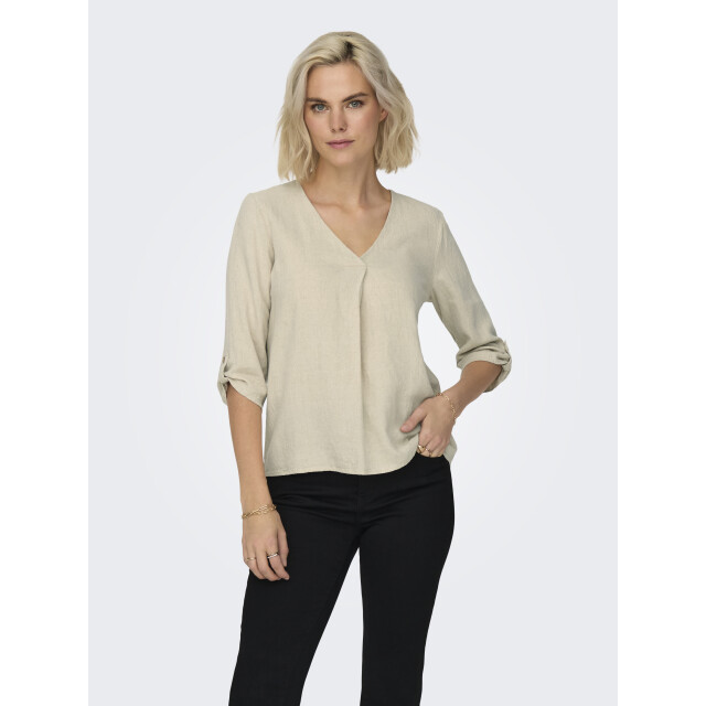 Jacqueline de Yong Jdysay 3/4 v-neck top wvn dia 15317390 large