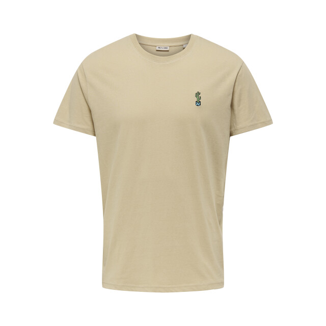 Only & Sons Onskevin flower reg emb. ss tee 22034326 large