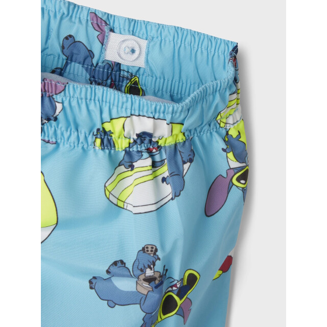 Name It Jongens lange zwemshorts nmmmic stitch lichtblauw 13239660-Bluefish large