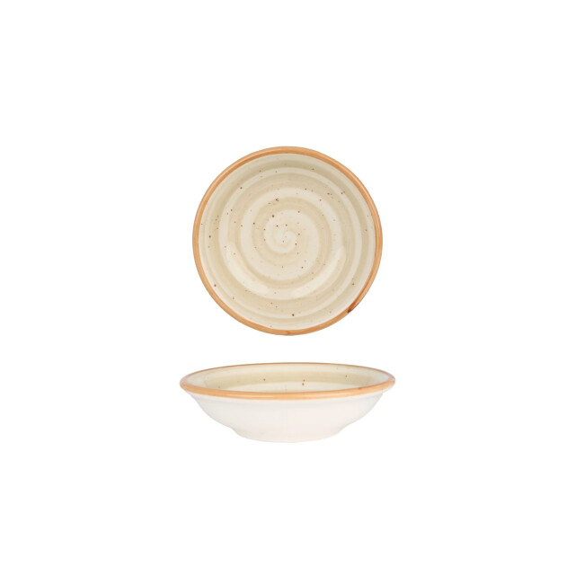 Bonna Serveerschaal aura terrain porselein 9 cm (50cc) set van 2 3069074 large
