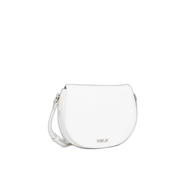 Replay Crossbody saddle tas Replay Wit Crossbody Saddle Tas large