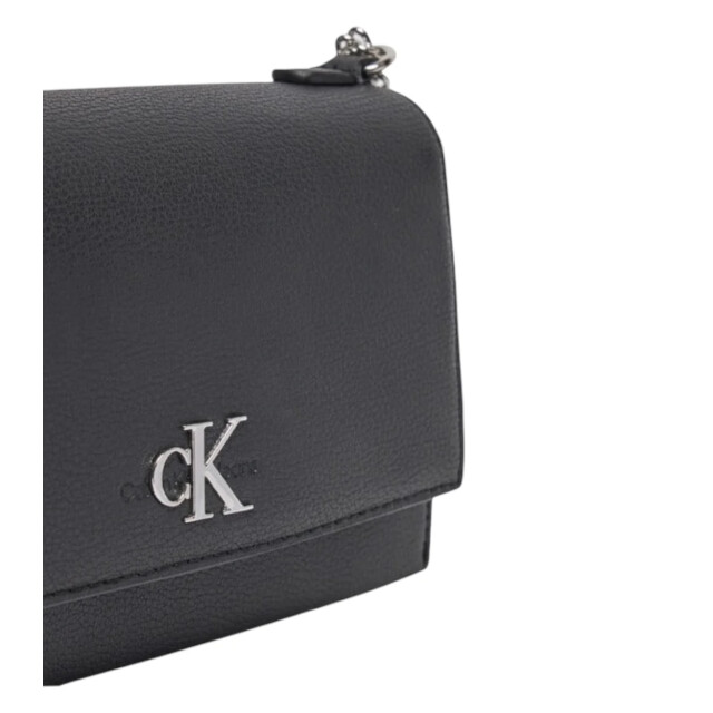 Calvin Klein Leren schoudertas Calvin Klein Leren Schoudertas large