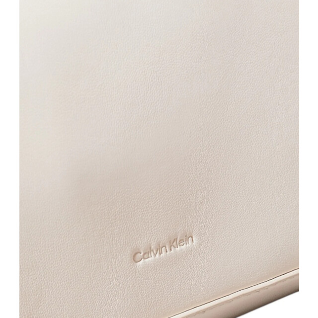 Calvin Klein Leren schoudertas Calvin Klein Leren Schoudertas large