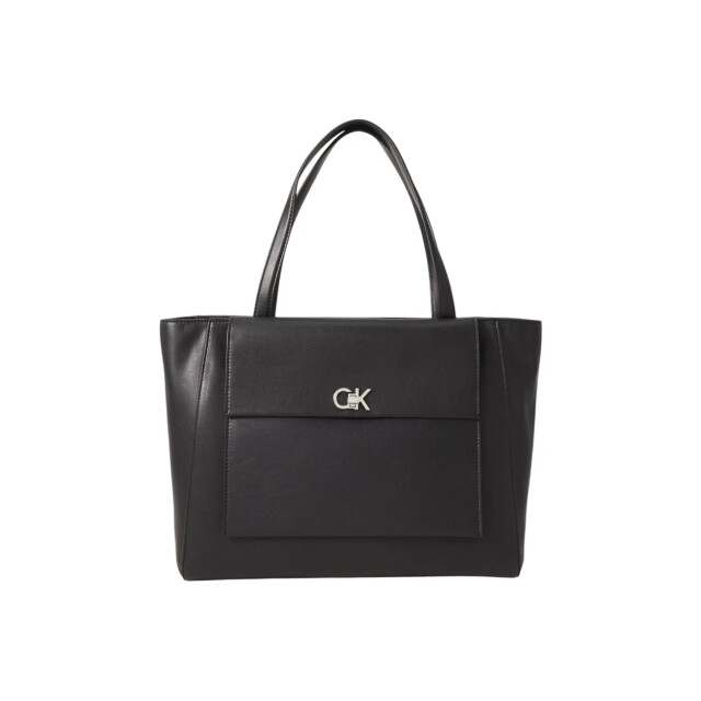 Calvin Klein Medium pocket schoudertas Calvin Klein Medium Pocket Schoudertas large