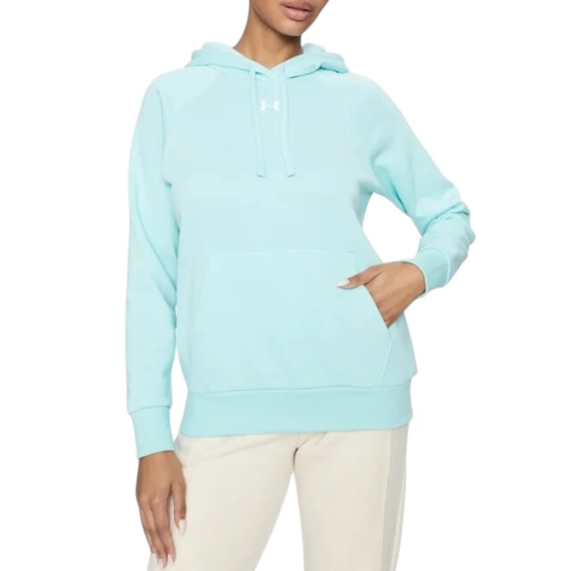 Under Armour Ua rival fleece hoodie met logo Under Armour Blauw UA Rival Fleece Hoodie Met Logo large