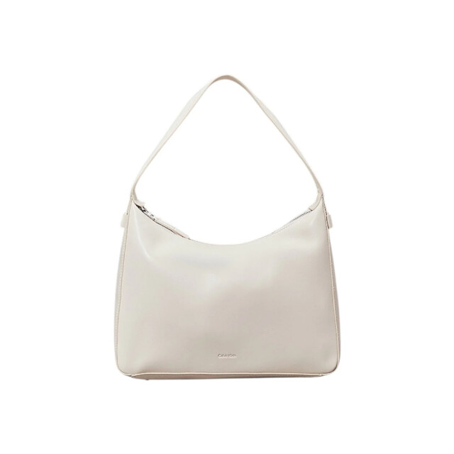 Calvin Klein Leren schoudertas Calvin Klein Leren Schoudertas large