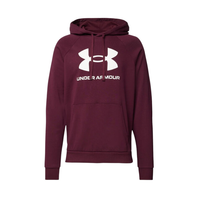Under Armour Rival hoodie met logo Under Armour Bordeaux Rival Hoodie Met Logo large