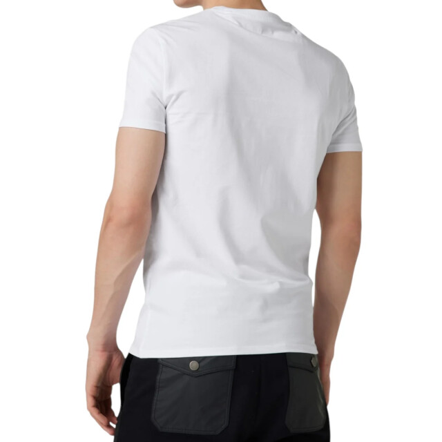 Guess T-shirt met labelprint Guess Wit T-shirt Met Labelprint large