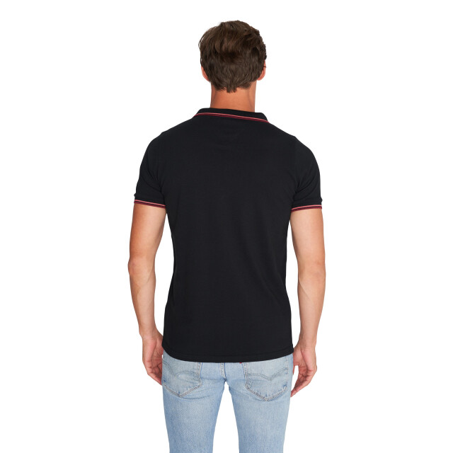 Mario Russo Tipped polo edward MR-EDWARD-BLK-XXL large