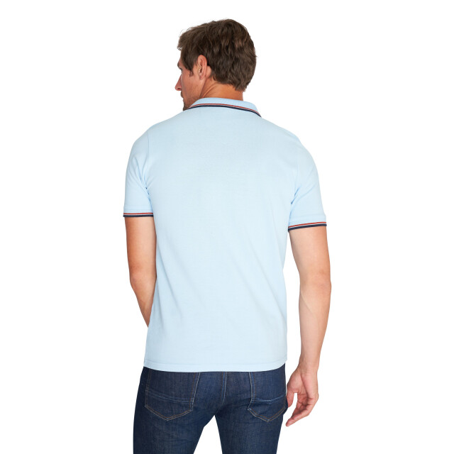 Mario Russo Tipped polo edward MR-EDWARD-SKY-L large