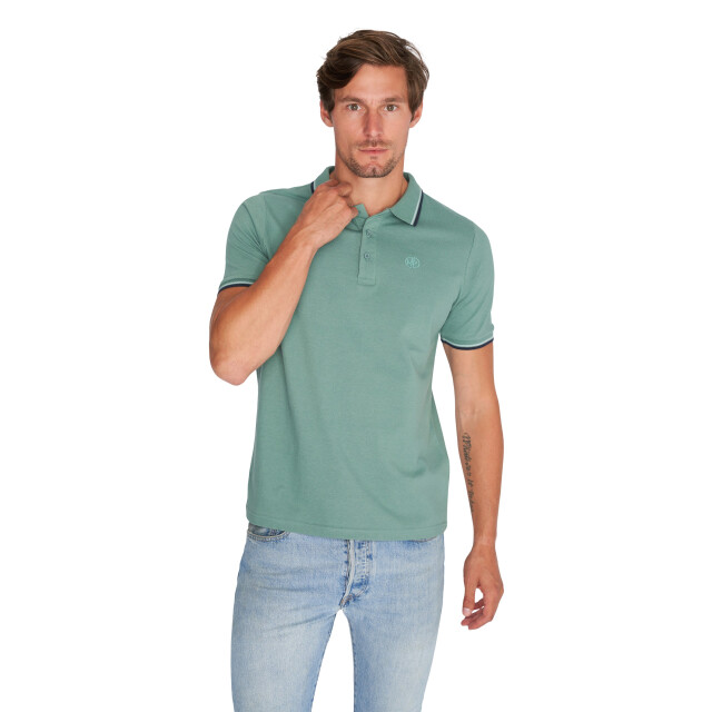 Mario Russo Tipped polo edward MR-EDWARD-GRN-XXL large