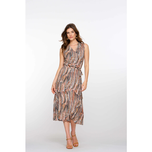 Geisha 56060-60 jill 735 pr.02-25-1 skirt long strap aop camel/sand 56060-60 JILL 735 - Pr.02-25-1 large