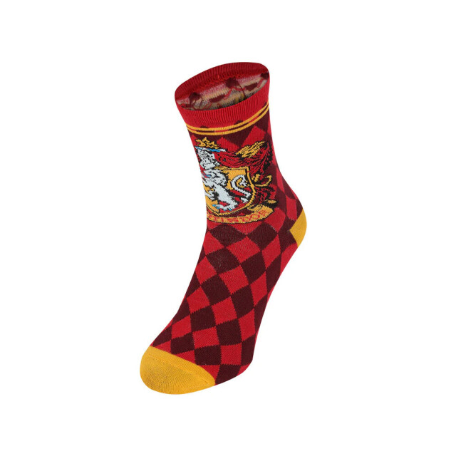 Li-cense Harry potter uniseks adult gryffindor huissokken UTHE3193_redyellow large