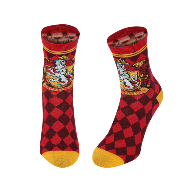 Li-cense Harry potter uniseks adult gryffindor huissokken UTHE3193_redyellow large