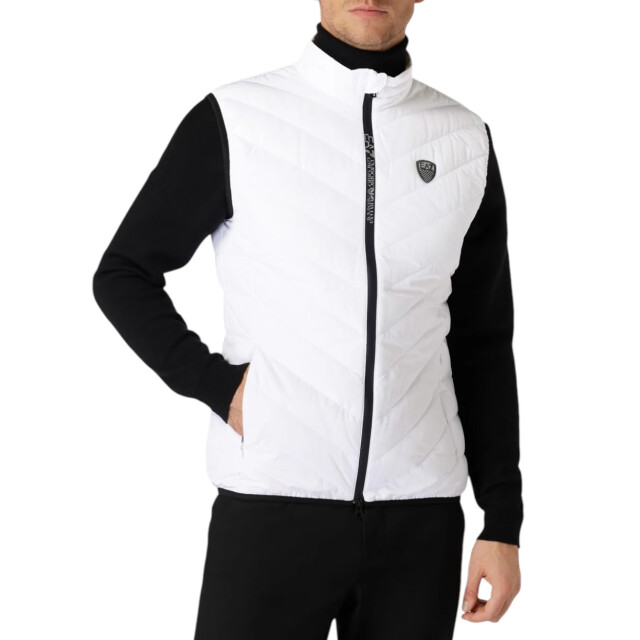 EA7 Bodywarmer met opstaande kraag Ea7 Wit Bodywarmer Met Opstaande Kraag large