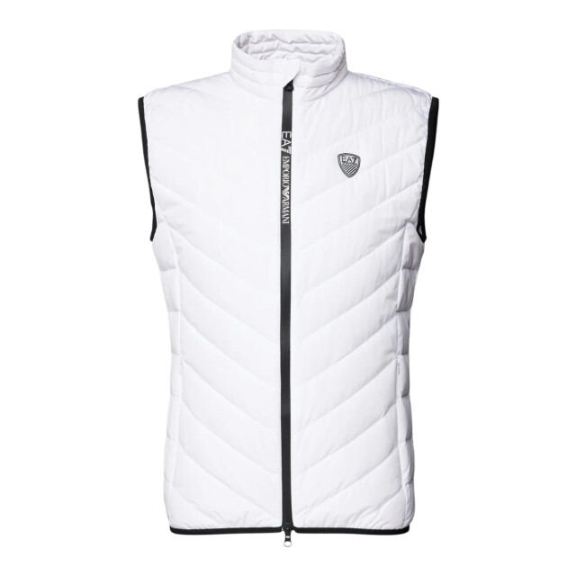 EA7 Bodywarmer met opstaande kraag Ea7 Wit Bodywarmer Met Opstaande Kraag large