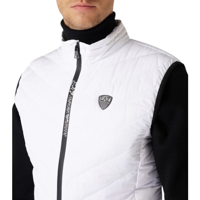 EA7 Bodywarmer met opstaande kraag Ea7 Wit Bodywarmer Met Opstaande Kraag large