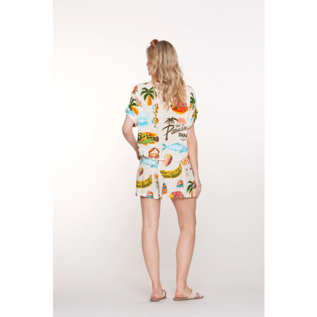 Geisha 51353-70 721 shorts aop light sand/blue/green 51353-70 721 large