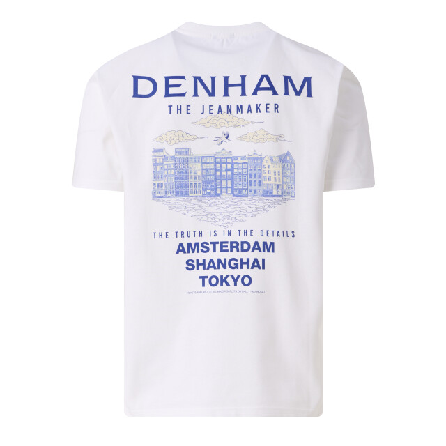 Denham Amsterdam skyline t-shirt ss 102618-001-M large