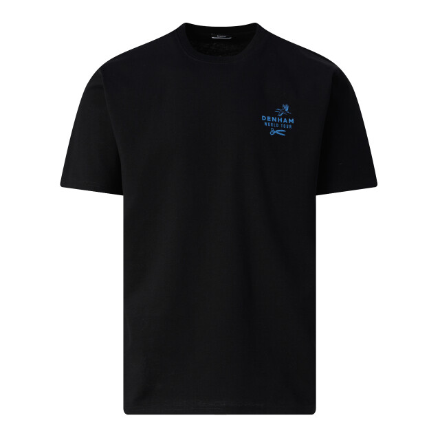 Denham Amsterdam skyline t-shirt ss 102619-001-M large