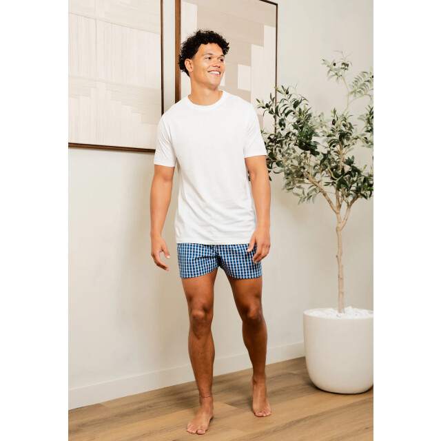 Phil & Co Heren ondershirt katoen t-shirt ronde hals 2-pack PH-TS-1 large