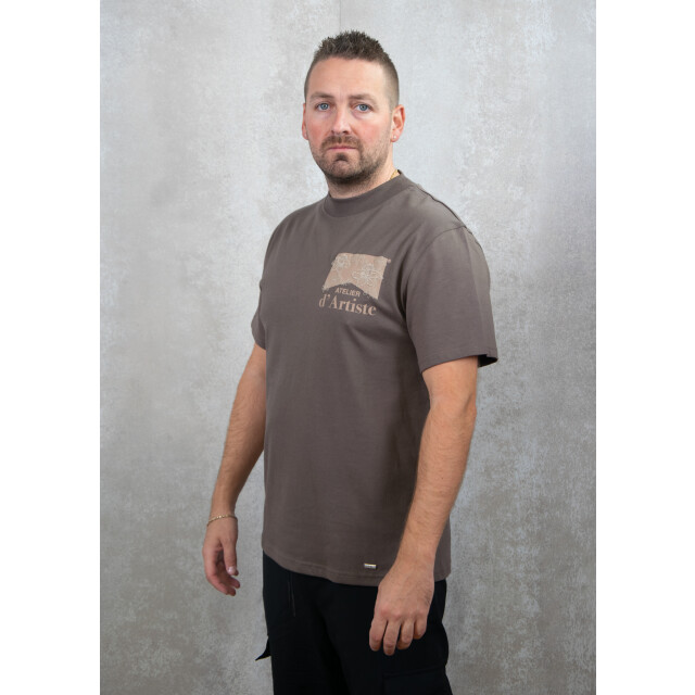 croyez homme Atelier flower t-shirt 100.80.0068 large