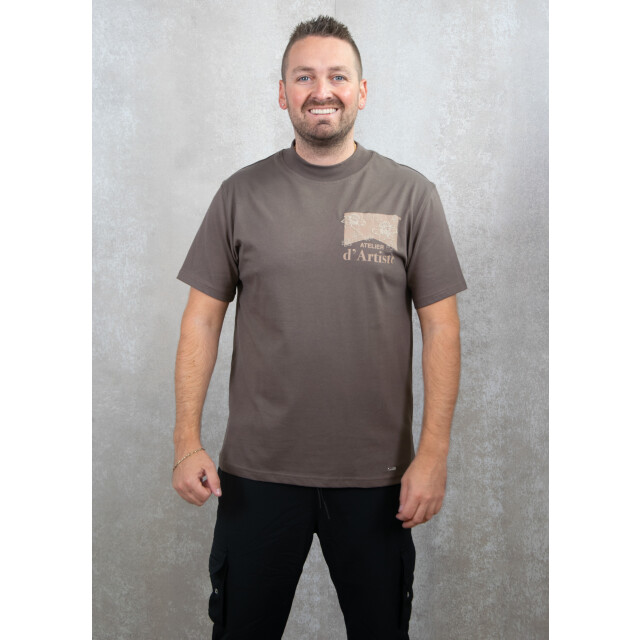croyez homme Atelier flower t-shirt 100.80.0068 large