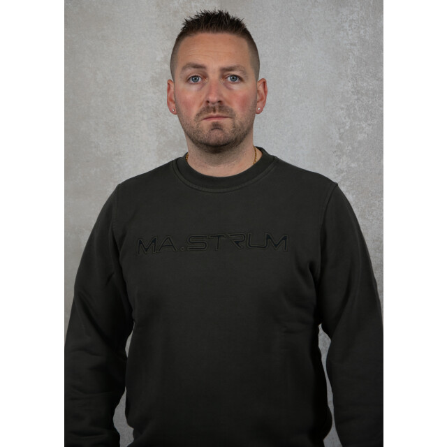 Ma.strum Crew neck applique logo sweat 130.40.0257 large