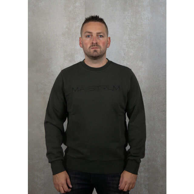 Ma.strum Crew neck applique logo sweat 130.40.0257 large