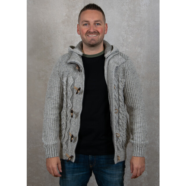 Petrol Industries Knitwear hooded cardigan 132.20.0035 large