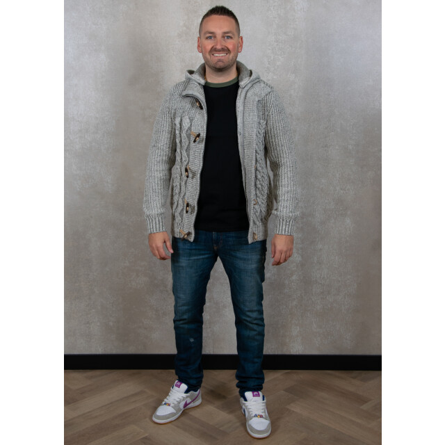 Petrol Industries Knitwear hooded cardigan 132.20.0035 large