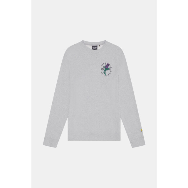 Lyle and Scott Thistle flora printed crew neck sweatshirt 130.20.0189 large