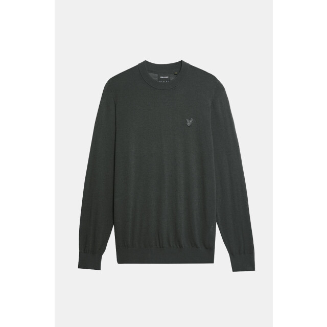 Lyle and Scott Tonal eagle merino crew neck jumper 135.20.0013 large