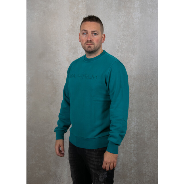 Ma.strum Crew neck applique logo sweat 130.40.0304 large