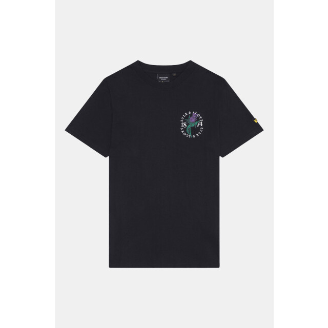 Lyle and Scott Thistle flora print t-shirt 100.10.1150 large