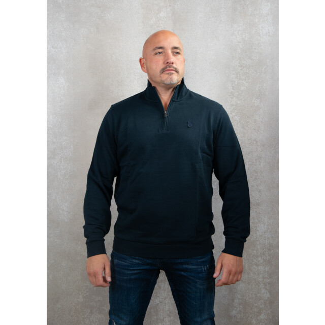 Lyle and Scott Tonal eagle quarter zip sweat 136.30.0025 large
