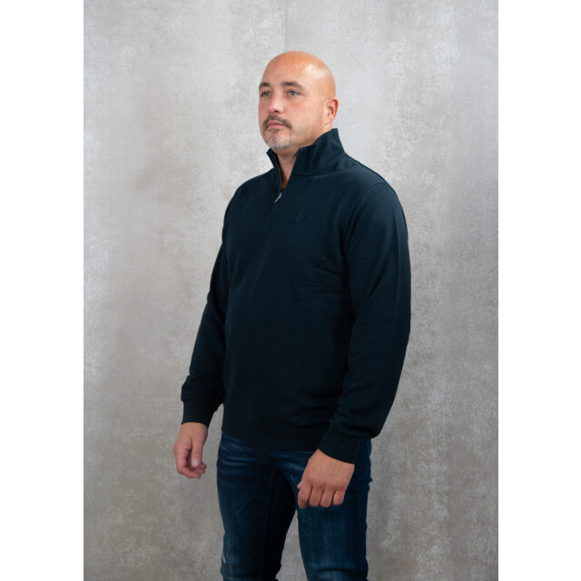 Lyle and Scott Tonal eagle quarter zip sweat 136.30.0025 large