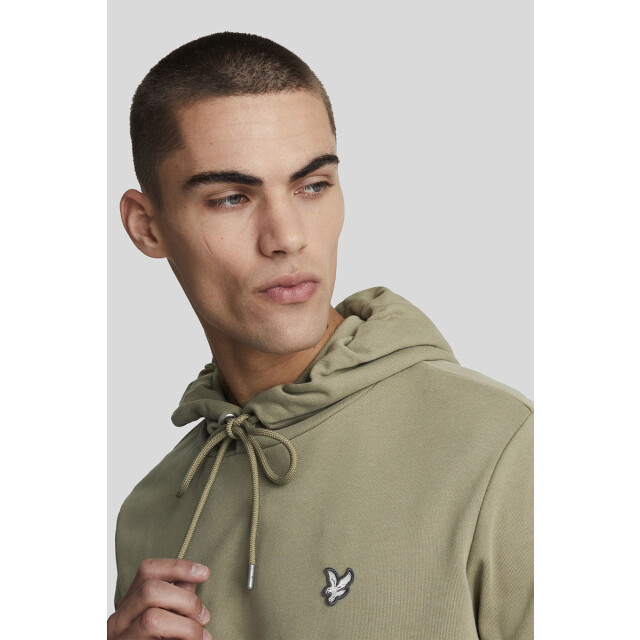 Lyle and Scott Diagonal waeve french terry hoodie 131.40.0193 large