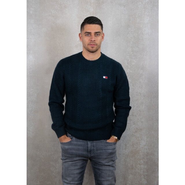 Tommy Hilfiger Slim cable knit cneck 135.30.0019 large