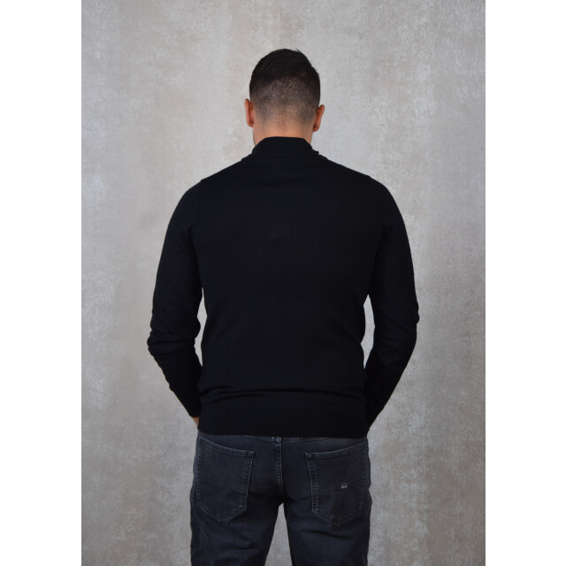 Lyle and Scott Tonal eagle merino quarter zip jumper 136.10.0034 large